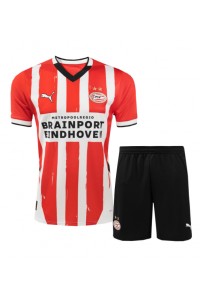 PSV Eindhoven Babytruitje Thuis tenue Kind 2024-25 Korte Mouw (+ Korte broeken)